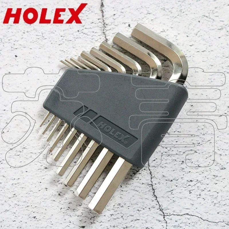 hexagonal elbow screwdriver set, inner hexagonal flat head L-shaped 626072 series