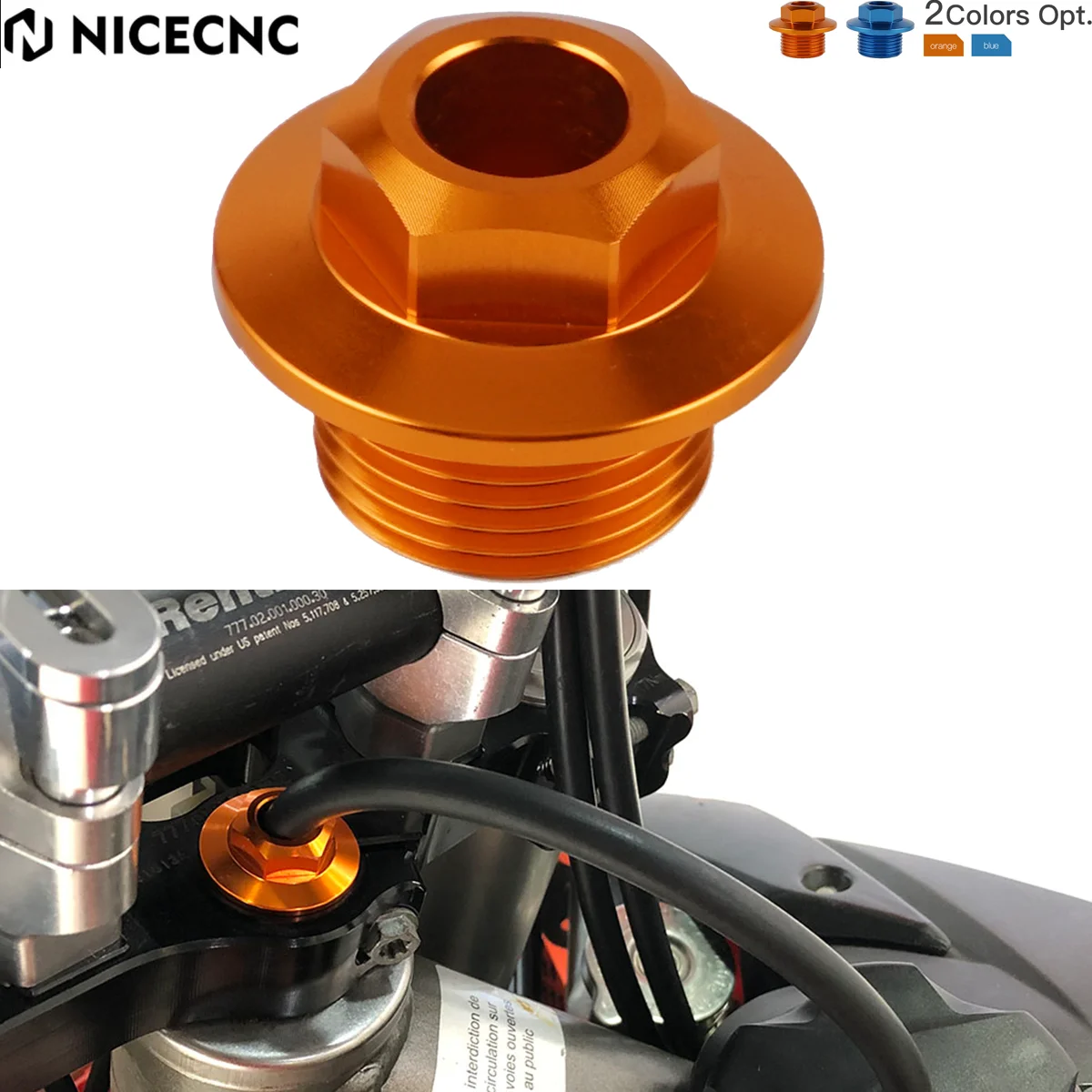 

NICECNC Motorcycle Steering Stem Nut For 2003-2022 KTM EXC 300 XCW EXC-F 530 500 450 400 350 300 250 200 150 125 SX XC F TPi 6D