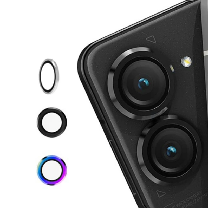 Rear Camera Lens Protectors for Asus Zenfone 10 Back Metal Camera Protector for ASUS Zenfone10 Ring Glass Protective Cover