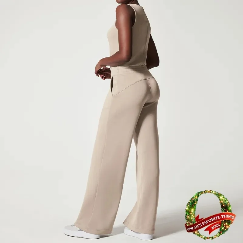 Spring And Summer New Versatile Fashion And Thin Casual Women's Sleeveless Solid Color Commuter Trousers Jumpsuit