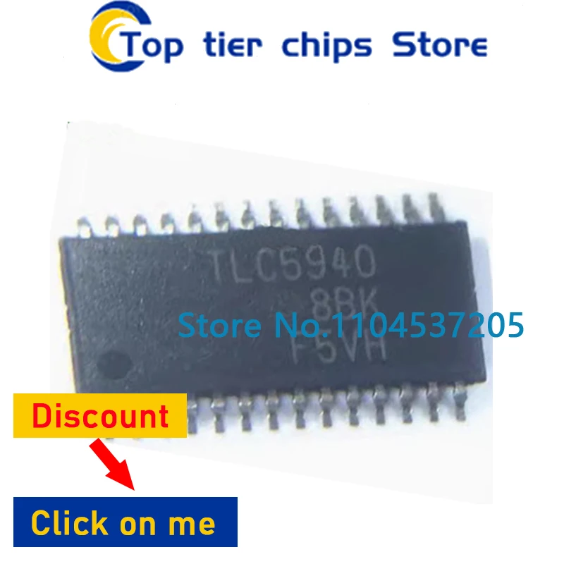 1~10PCS TLC5940PWP TLC5940 TSSOP-28 100% NEW