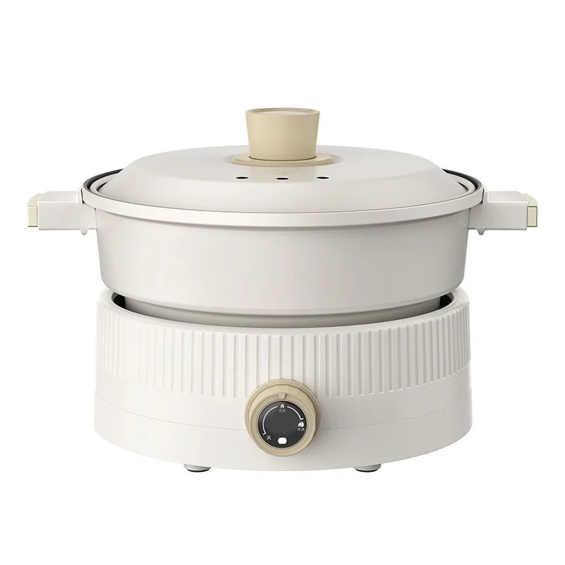 

Multifunctional household split hot pot electric cooking large capacity cooking non-stick electric heating pot