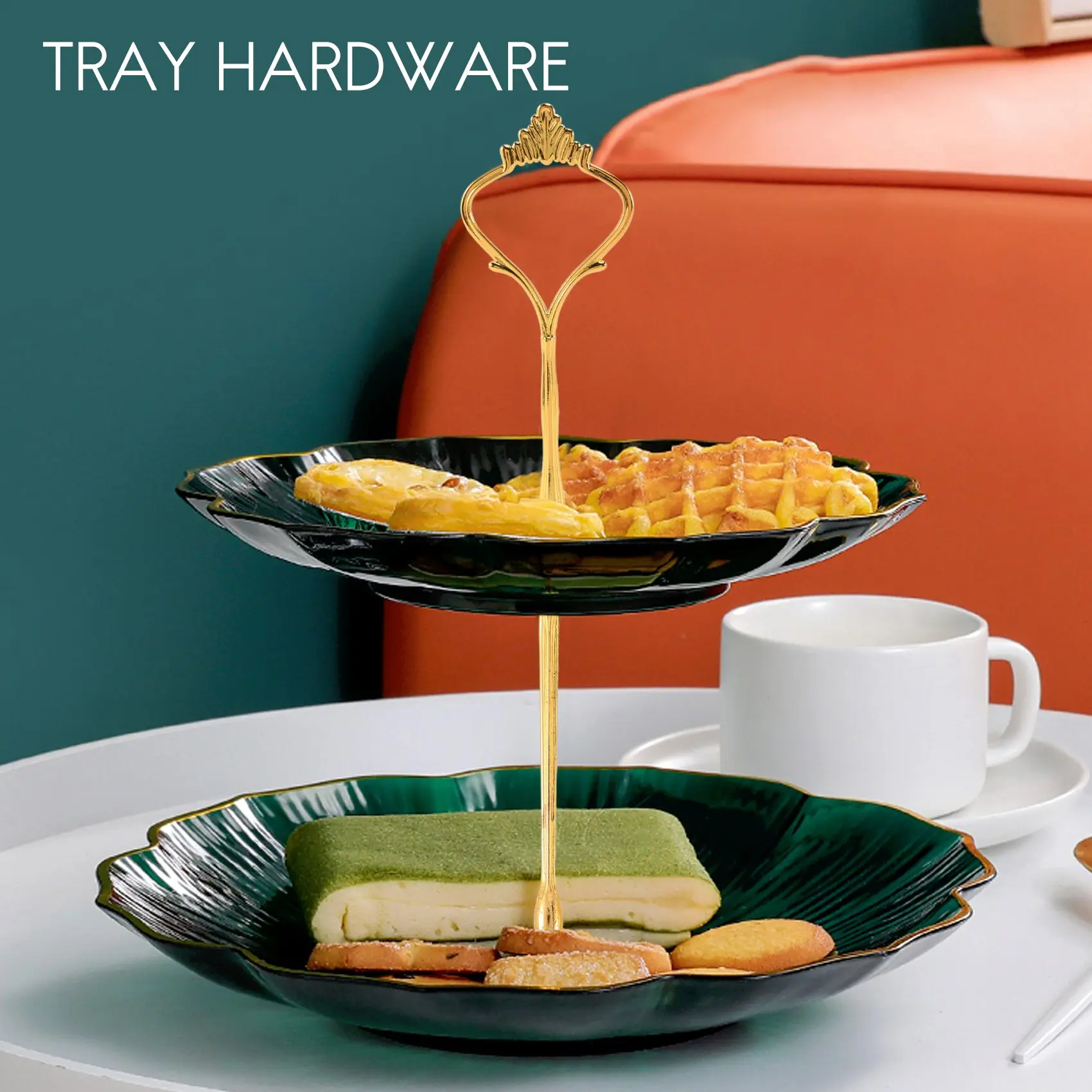 Hot Selling-6 Set Tray Hardware For Cake Stand 3 Tier Cake Stand Fitting Hardware Holder For Wedding And Party Serving Tray,6 Se