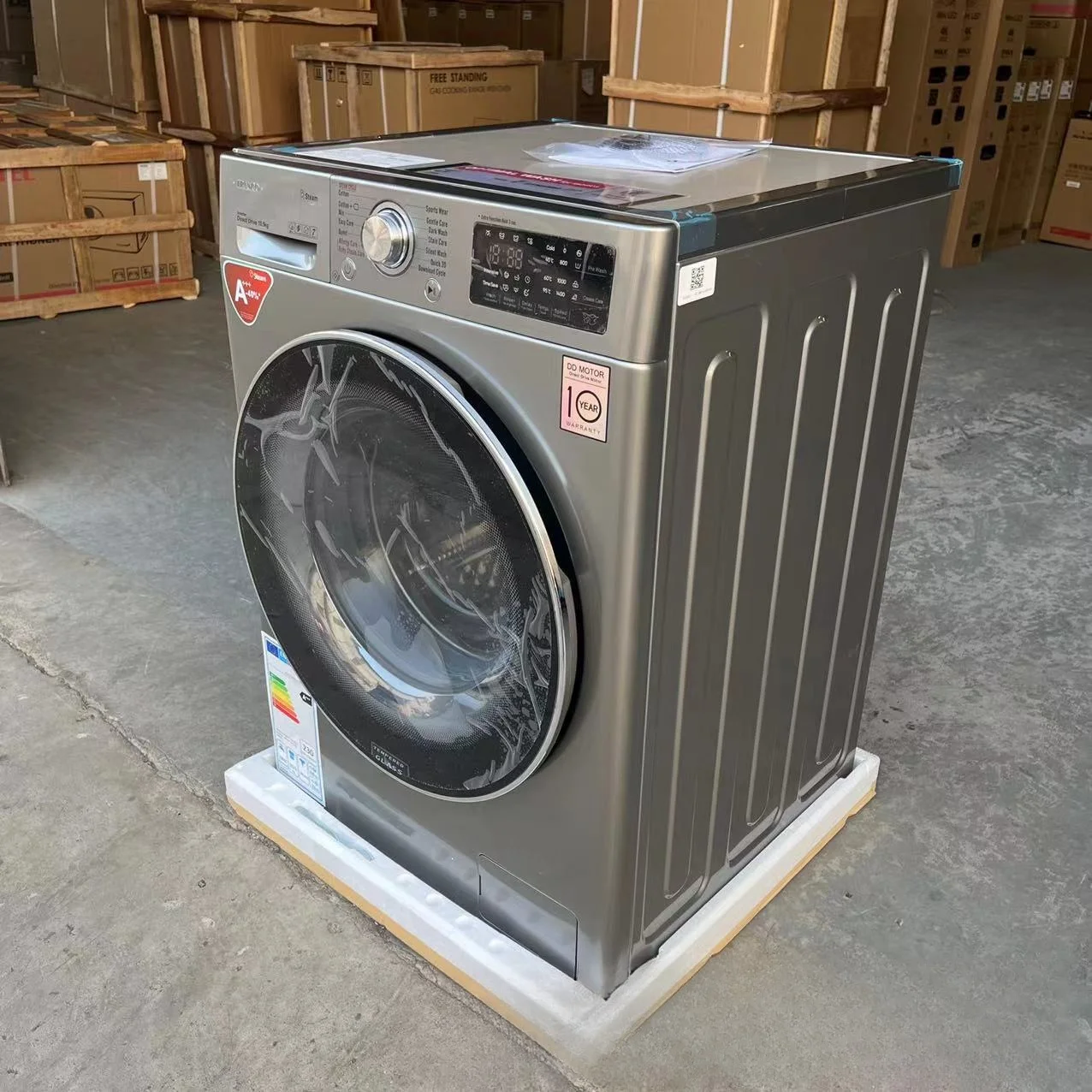 10.5kg Fully Automatic Electric Drying Washing Machine Single Tube Front-loaded Household Large Capacity Washing Machine