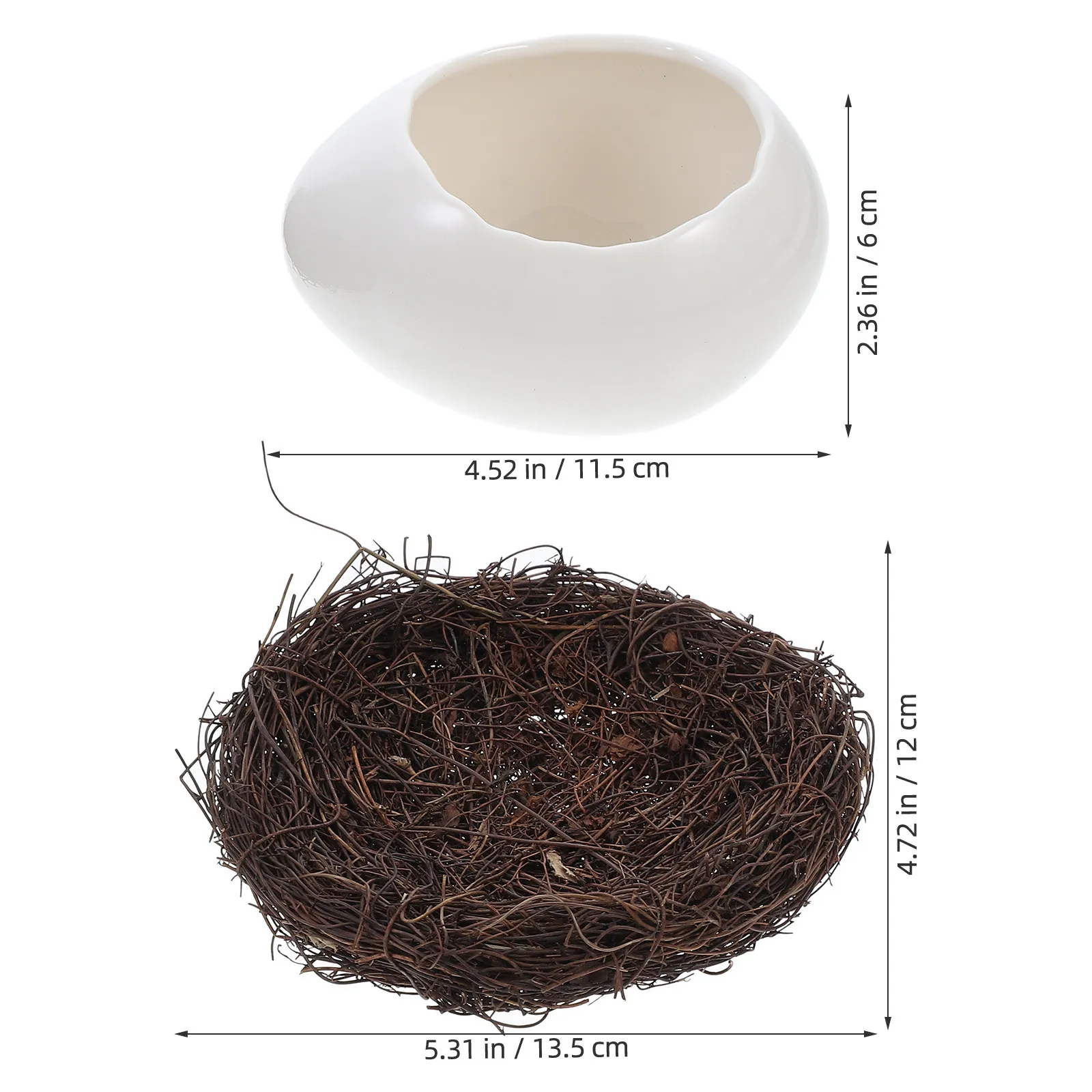 1Set Broken Egg Shaped Ceramic Dessert Bowl 220Ml Modern Simple Design Multi-Use Serving Container for Steamed Egg Fruit Salad