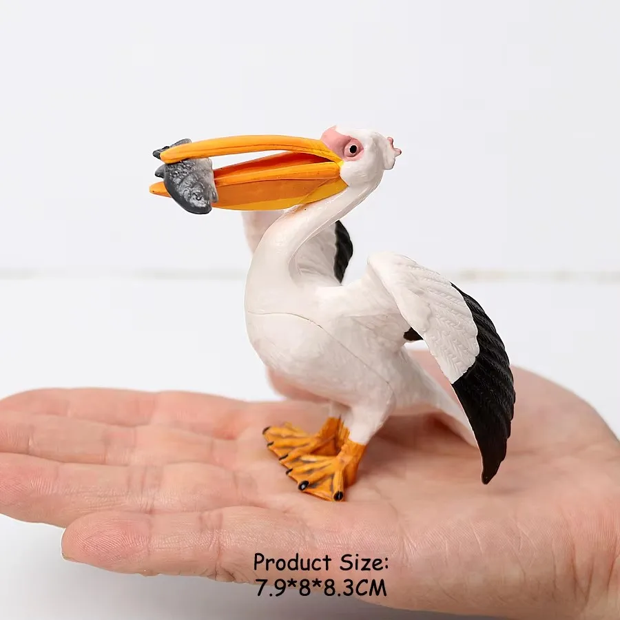 Wilde Vogels Dieren Kalkoen Ara Uil Eagles Struisvogel Pelikaan Beeldjes Speelgoed Dier Action Figure Leren Onderwijs Vogels Geschenken