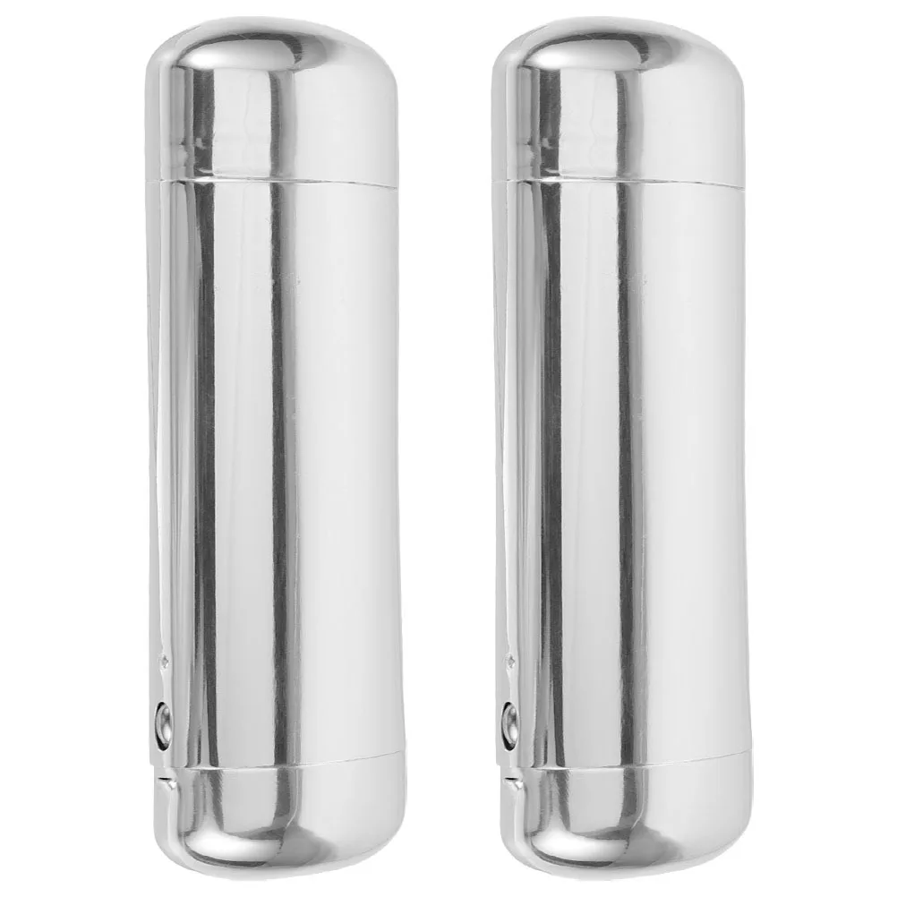 

2Pcs Eyeglasses Cases Aluminum Lightweight Portable Travel Organizer Soft Interior Lining Scratch Free Glasses Storage