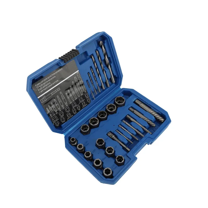 

Multi Spline Nut Remover Non Slip Pattern Spiral Flute Extractor Wear Resistance for Rusted and Stripped Fasteners Drill