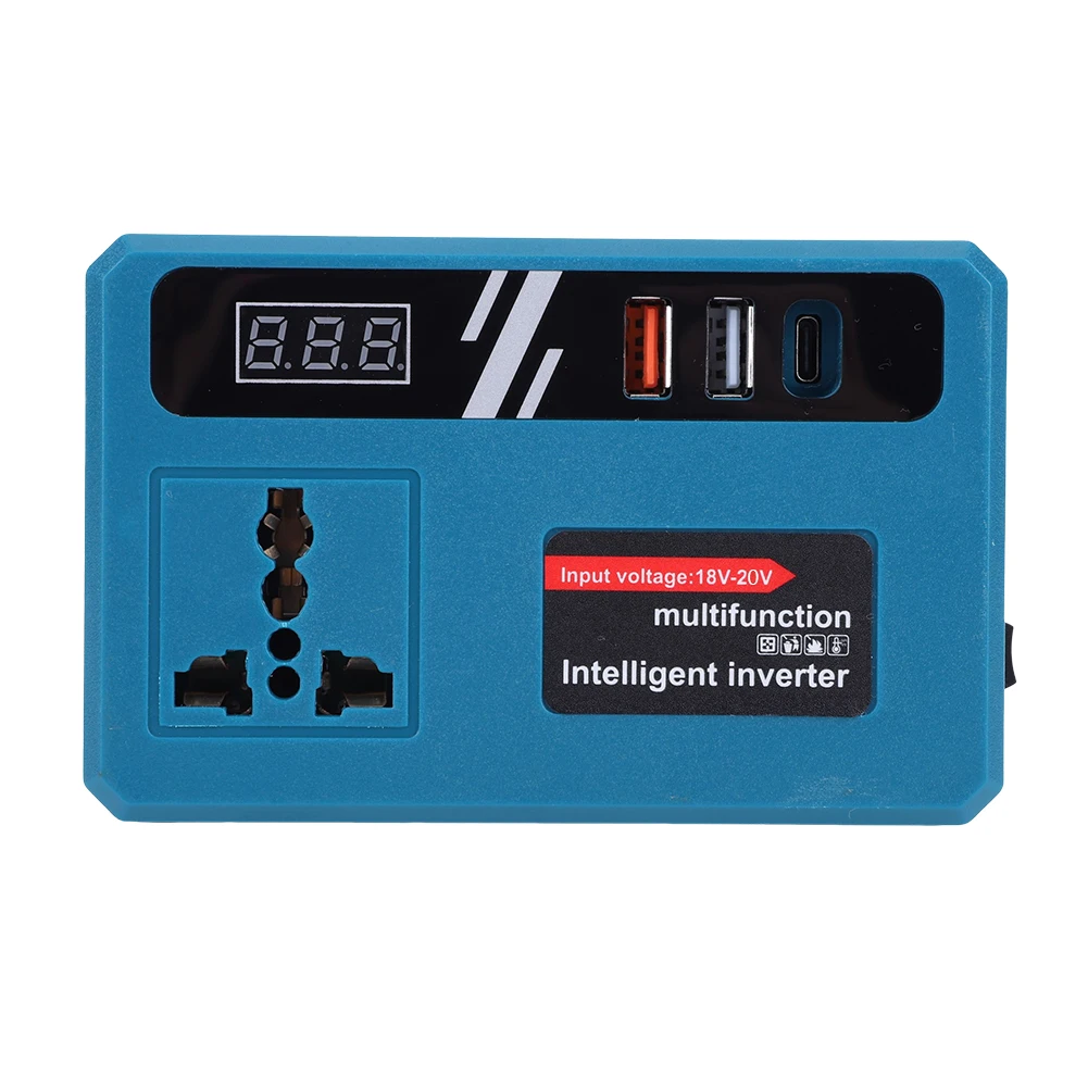 120W Power Supply Inverter DC 18-20V To AC 220V Electric Tool Battery Inverter Outdoor Operation Inverter for Makita 18V Battery