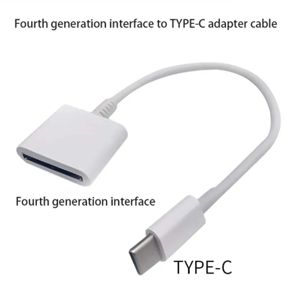 Suitable For A-pple 4-To-Type-C Interface Adapter, A-pple 30pin To Type-C Adapter, A-pple Charging Cable