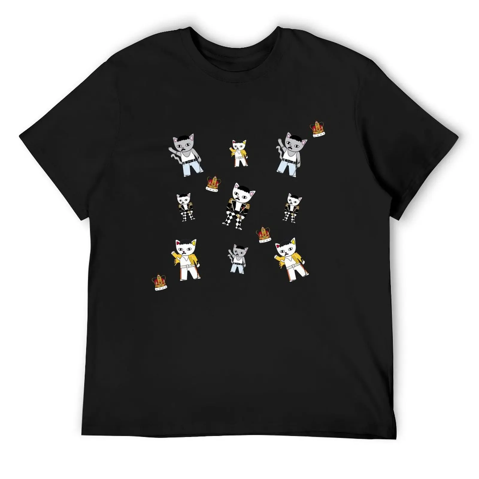 

Футболка с рисунком FreddieMeow, мужская футболка, одежда на день Святого Валентина, летняя рубашка в тяжелом весе, мужская одежда