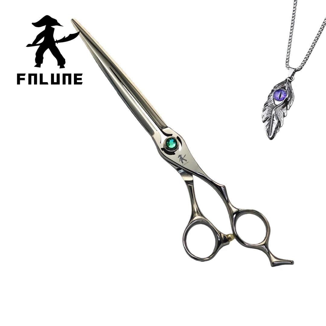 

FnLune 7.5 Hairdressing Barber Hair Scissor Professional Hairdressers Barbers Stainless Steel Hair Cutting Shears Salon Barbers