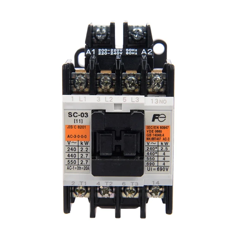 1 szt. Oryginalny oryginalny stycznik AC SC-0 SC-03 SC-05 SC-4-1 SC-5-1 oryginał 110 v220