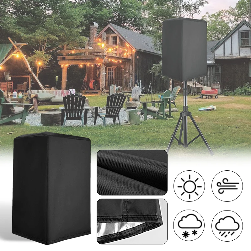 Outdoor Audio Dust Cover 210D Oxford Cloth Speaker Dust Cover Multimedia Audio Cover Waterproof Audio Protective Cover