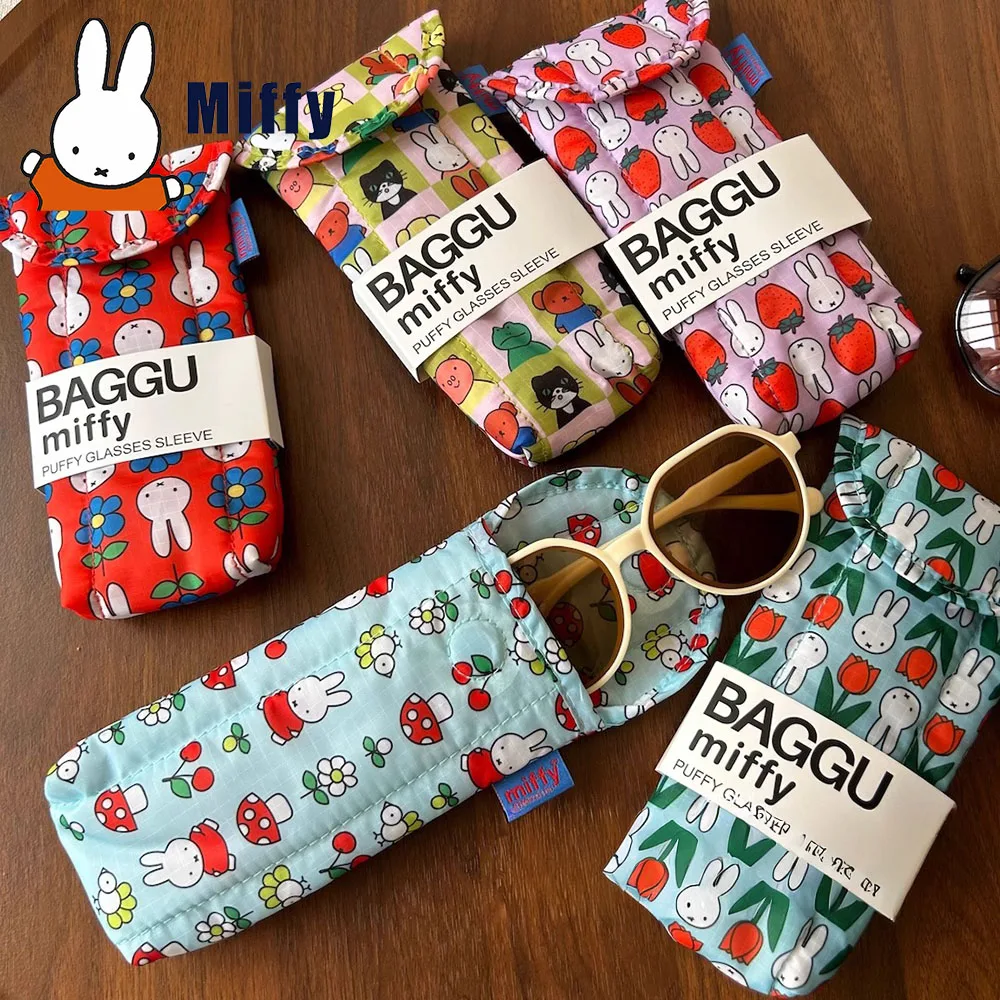 

Kawaii Miffy сумка для хранения очков милый магнитный дизайн солнцезащитные очки защитная сумка прямоугольная сумка для хранения подарок для девочки