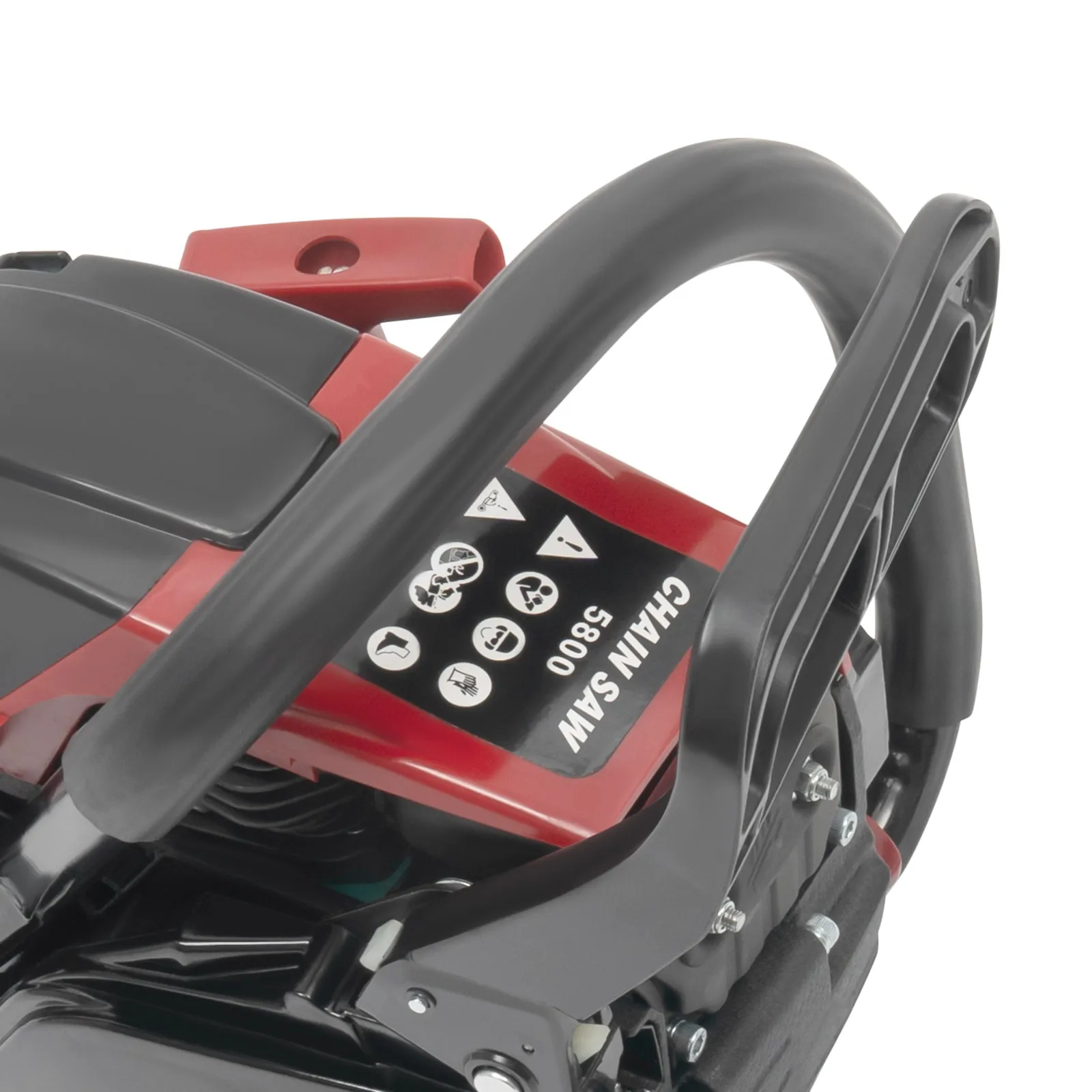 เลื่อยโซ่ยนต์ไร้สาย 2.4 กิโลวัตต์ เครื่องยนต์เบนซิน 2 จังหวะ 58 ซีซี ระบายความร้อนด้วยอากาศ