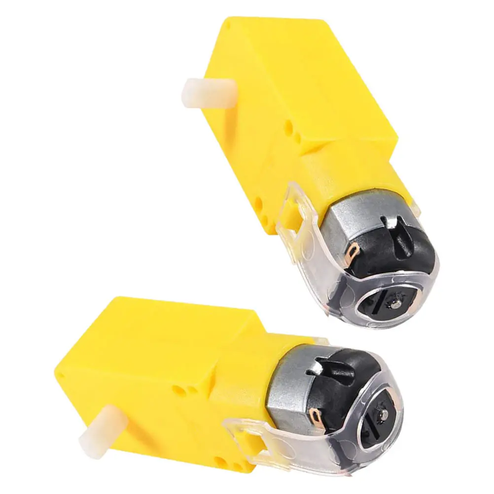 

2Pcs Gear Motor Dual Shaft Low Noise High Durability Steel Plastic for Robotic Body Rc Aircraft Car Dc Gear Motor Precision