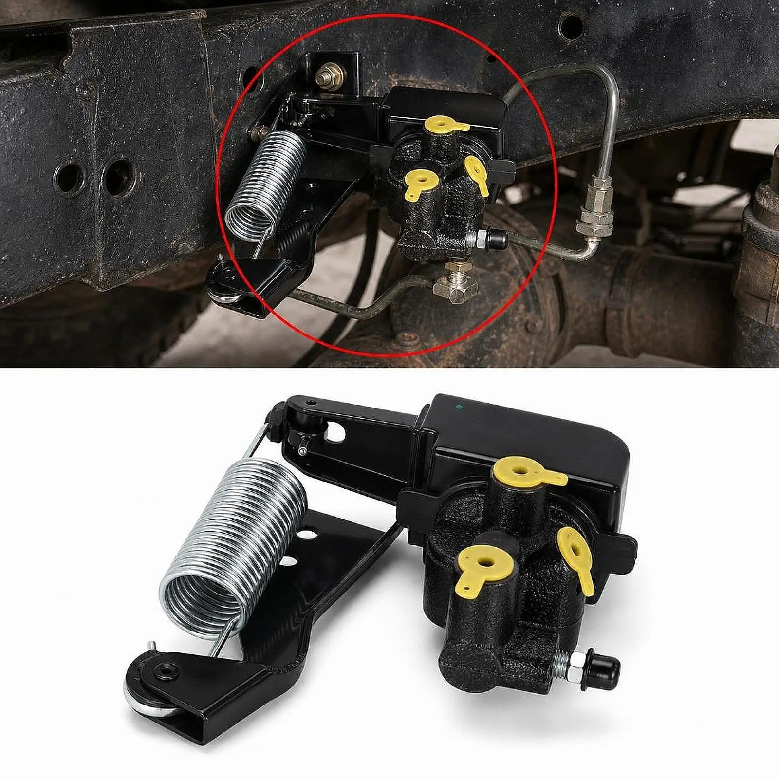 

46400-vk000 Brake Load Sensing Valve Simple Installation Metal Brake Distributor Valve for Navara D22TD 2.5TD Auto Accs