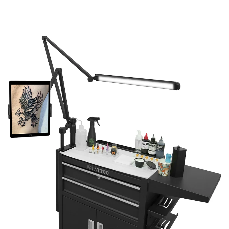 TAIDU Led wall lights with Mobile Holder Adjustable Angle Led Wall lamp Remote Control Led room light Tattoo Equipment