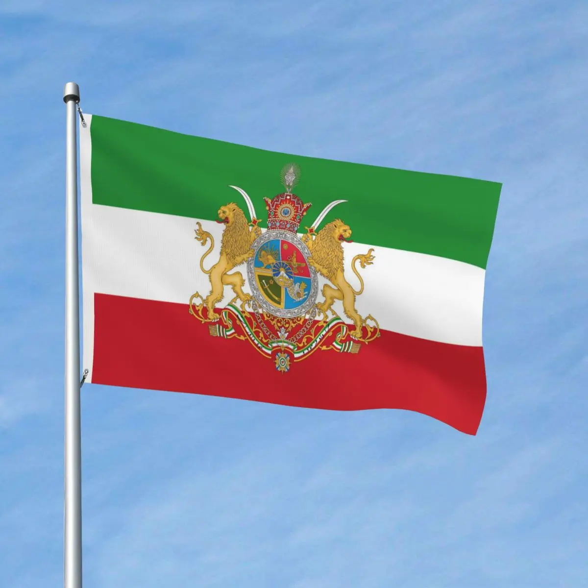 Persian Boteh Buta Paisley Map Flag Outdoor Banner 2 Grommets Decoration Double Sided 2x3 3x5 4x6 5x8 FT Flags