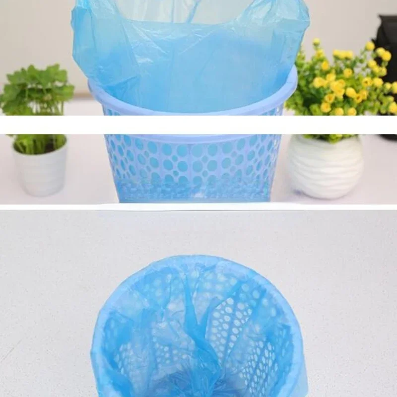 1roll Degradable Thicken Bucket Trash Can Portable Roll Garbage Bags Rubbish Garbage Disposal Kitchen Sink Trash Vest Type