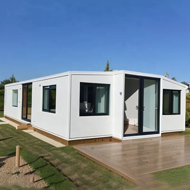 Ready Made 40Ft 20Ft Prefab Luxury Villa 2 3 4 5 Bedroom Shipping Prefabricated Expandable Container House for Sale