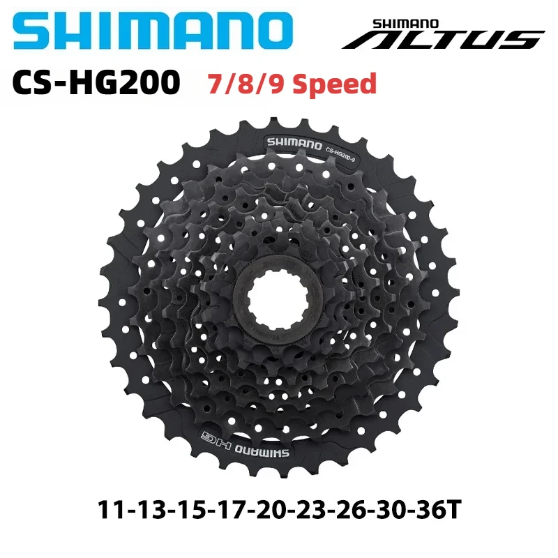 SHIMANO TOURNEY CS HG200 7/8/9V 7/8/9-Speed Black MTB Cassette Sprocket 28T/32T/34T/36T Cassete HG Bicycle Cassette Parts