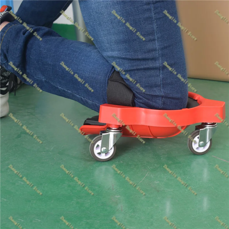 3 Colors Universal Rolling Wheel Kneeling Pad Knee Working Protection Multi-functional Built In Foam Padded Laying Platform