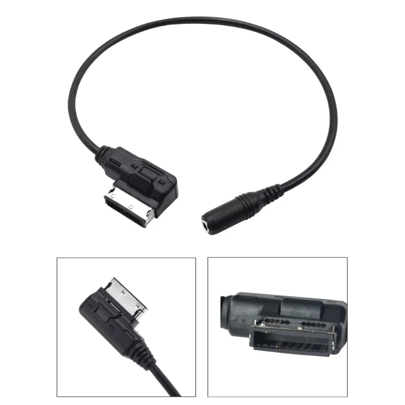 Radio Socket 3.5MM AMI to AUX Cable for W212 S212 W218 C300 A207 W207 W204 W221 Radio