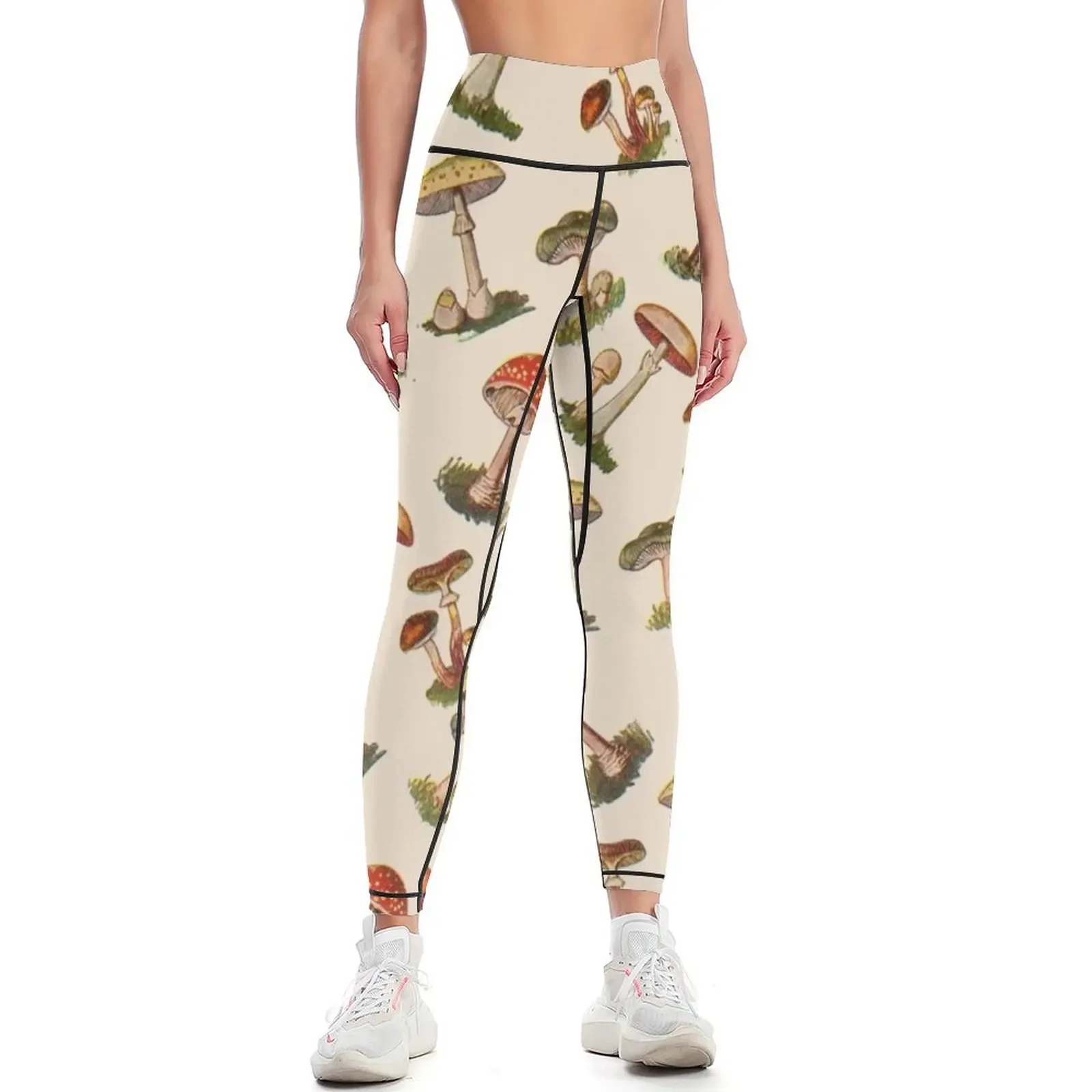 

Mushrooms Leggings Training pants exercise clothing for Fitness woman Women's sports pants Womens Leggings