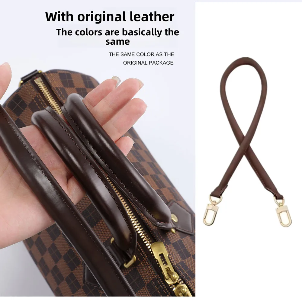 Cowhide Leather Shoulder Strap for Speedy 20 25 30 Women Bag Soft Replacement Bag Strap Bag Insert Modification Accessories