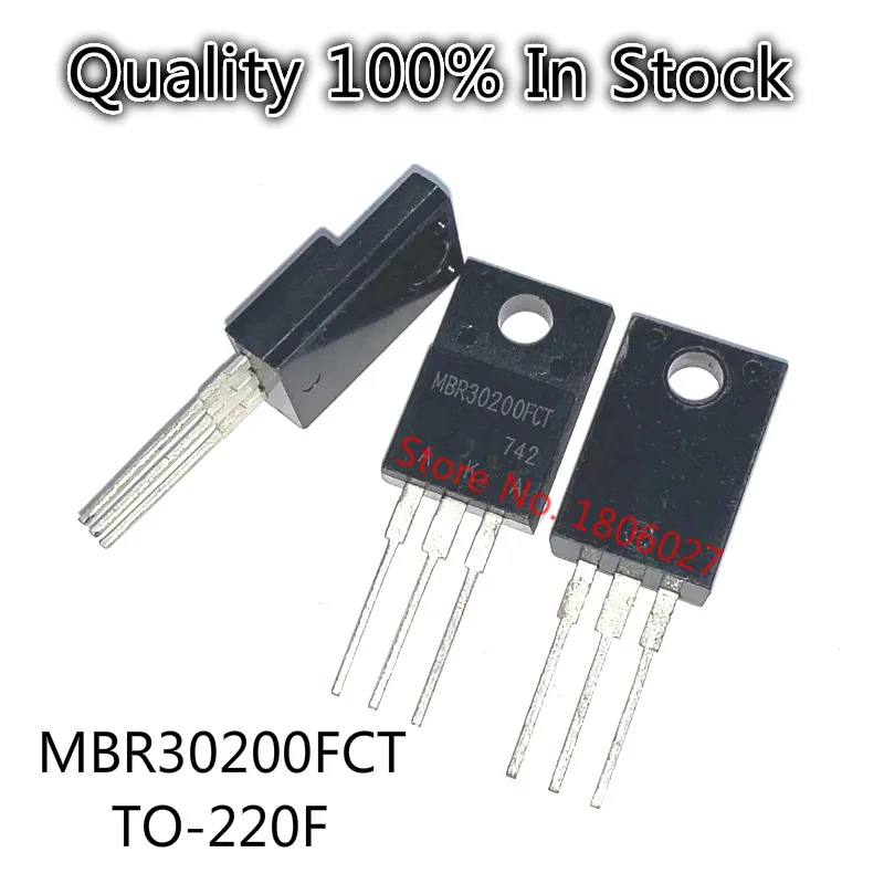 10PC/LOT   MBR30200FCT  TO-220F