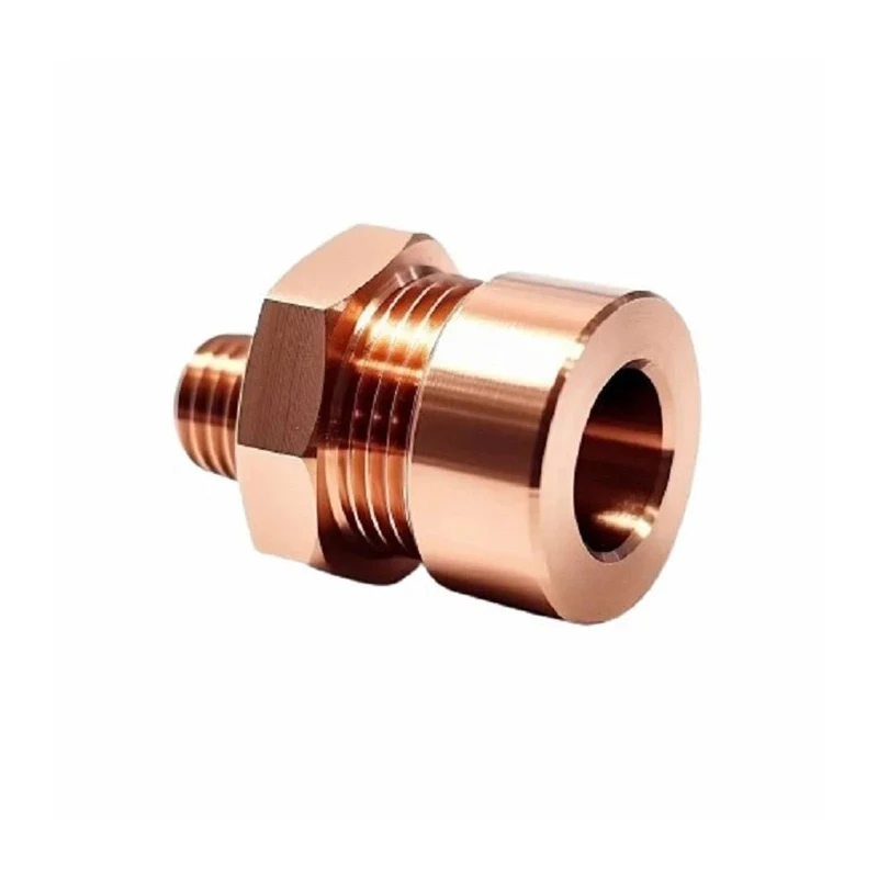 Custom CNC Turning Metal Copper Parts Precision Machined Components - Tailored Copper CNC Machining for Industrial Use