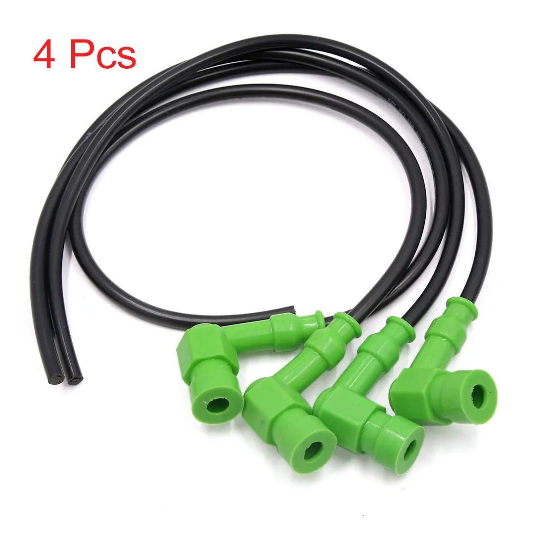 

UXCELL 4Pcs Silicone 90 Degree Motorcycle Motor Engine Spark Cap Ignition Wire Cable Green