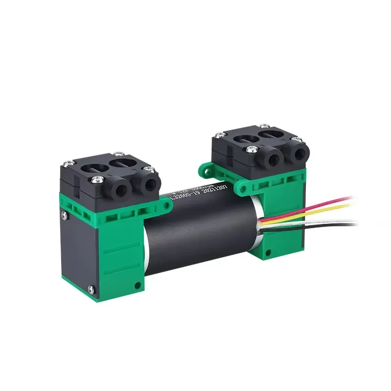 24V DC Brushless Double Head Micro Vacuum Pump Speed Adjustable High Negative Pressure Compression Air Pump G3BL-2 12V