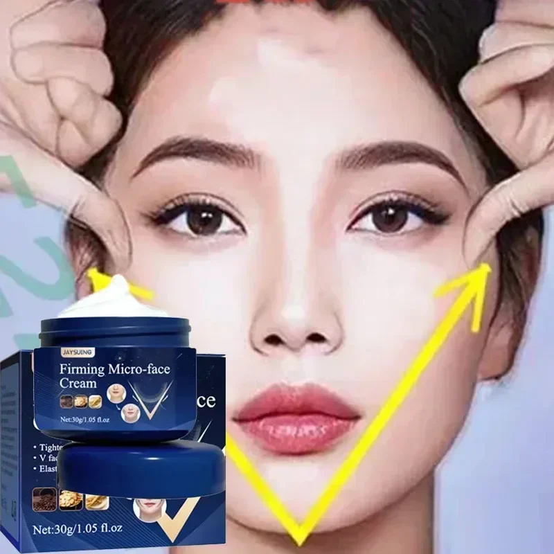 

Double Chin Reducer Cream V-Shaped Face Neck Loose Sagging Skin Lifting Firming Face Shaping Anti Aging Cream