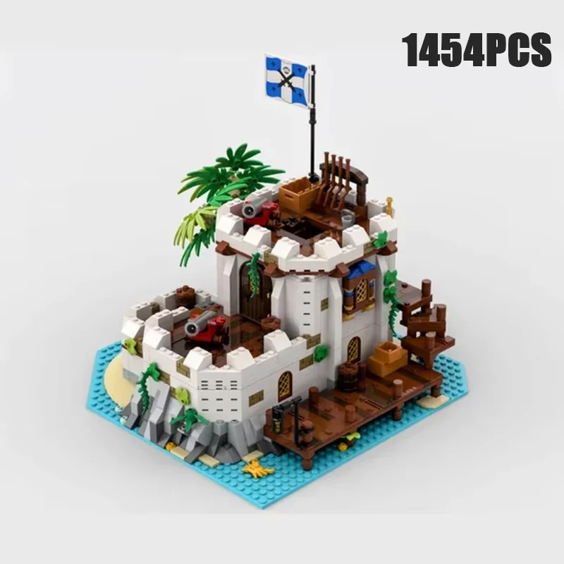 Medieval Fortress Model Moc Building Bricks Empire Defense Outpost Technology Modular Blocks Gift Christmas Toy DIY Set Assembly