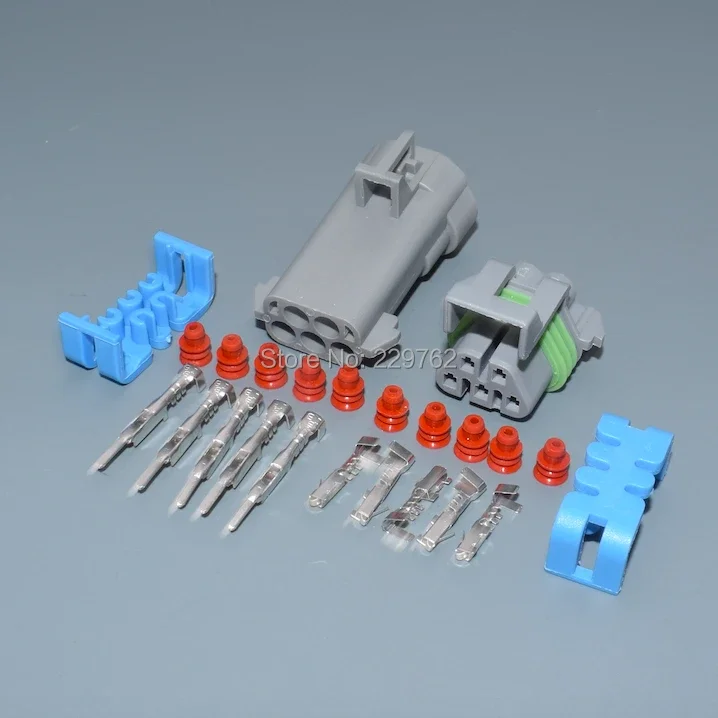 1/100set 5 Pin 1.65 Series 12146046 12092840 Automotive Male Female AC Assembly Waterproof Sealed Socket Wire Connector
