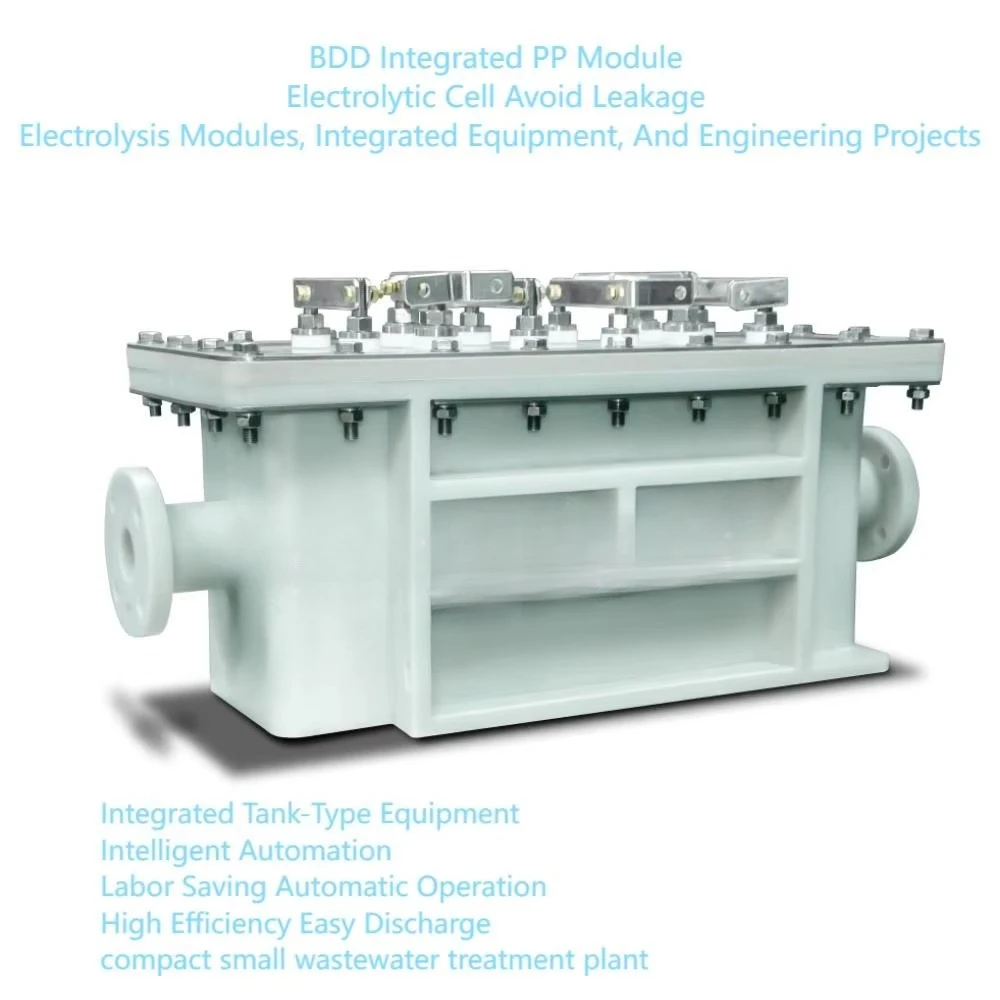 Environmental care wastewater treatment module degradation AOPs electrochemical testing and laboratory equipment
