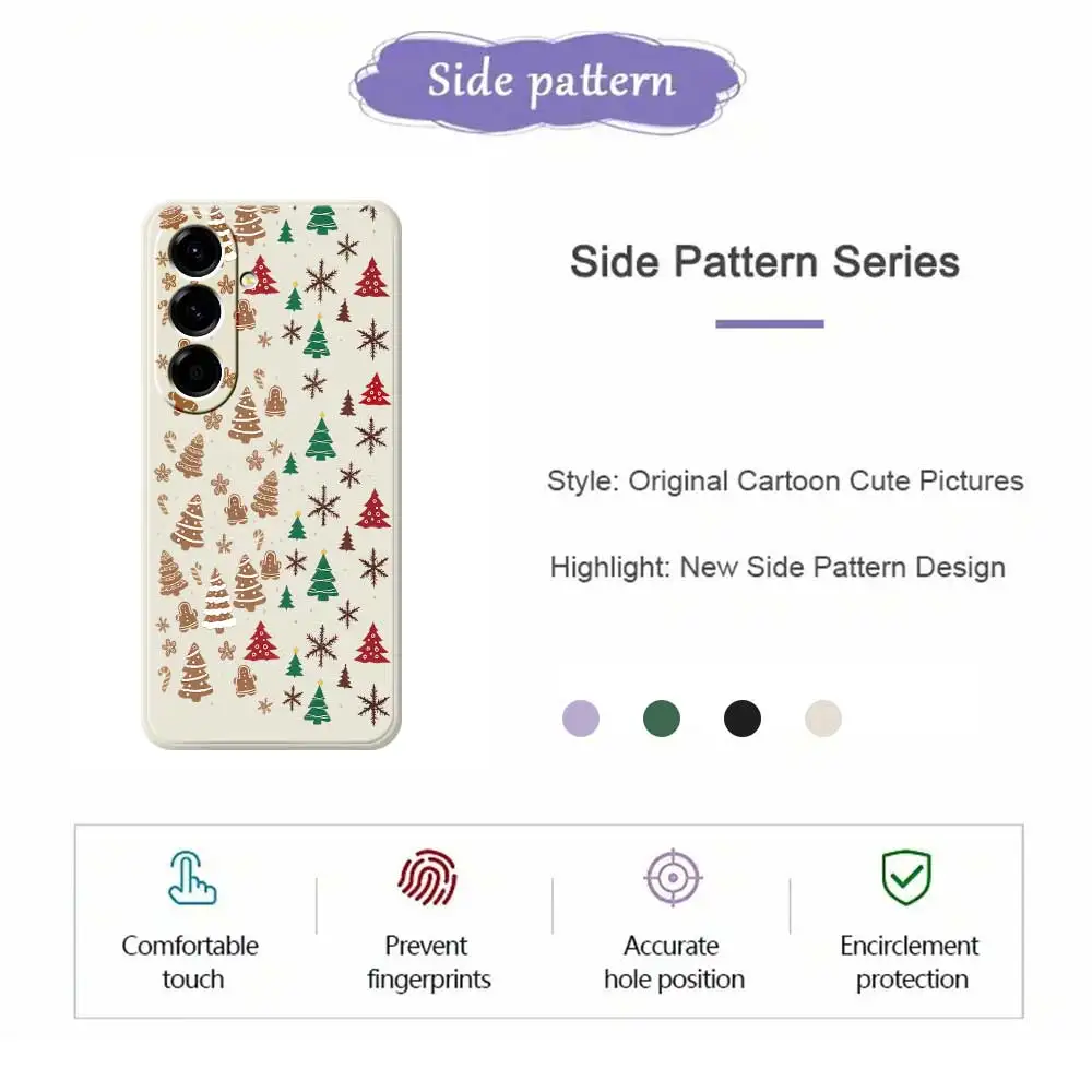 عيد الميلاد نمط الحالات الهاتف لسامسونج غالاكسي A56 A32 A23 A22 5G A32 A23 4G A55 A54 A53 A52 A51 A35 A34 A31 A25 A24 غطاء ناعم