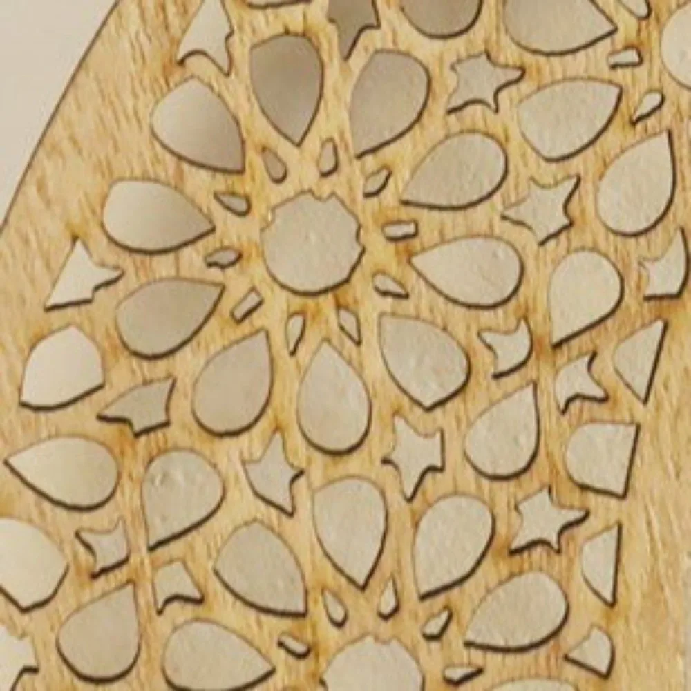 

Handmade Ramadan Hanging Ornaments Hollowed-out Traditional Moon Star Hollow Mesh Wall Decor With Tassel