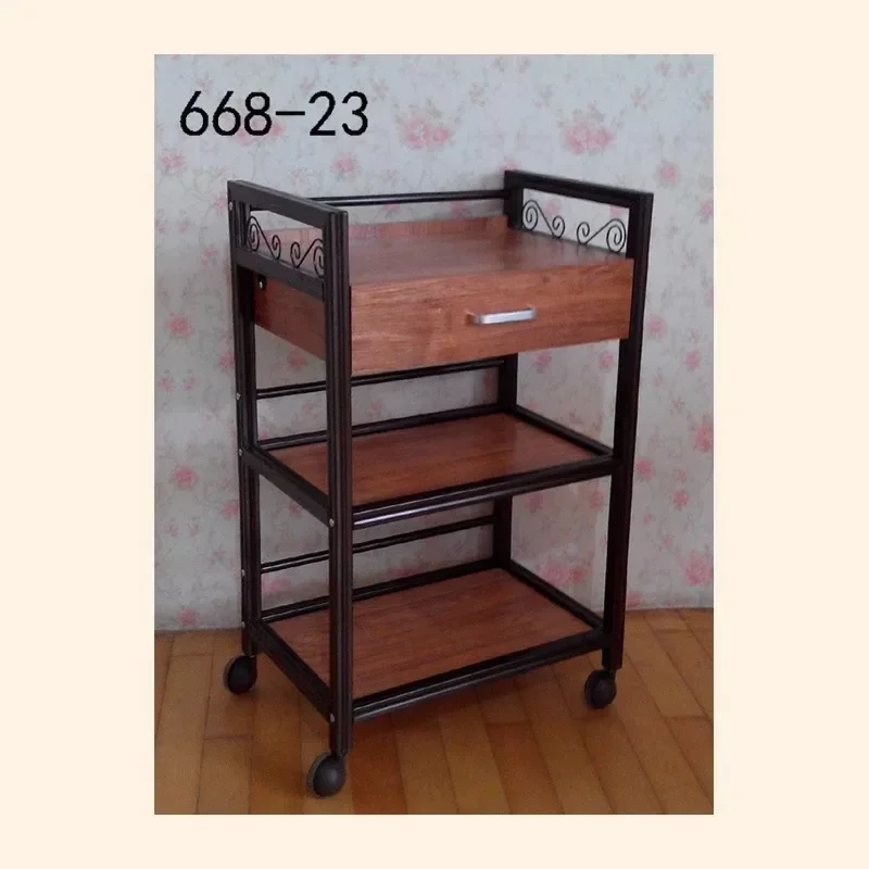 Cart With Wheels Storage Salon Furniture Auxiliary Spa Equipment Cosmetic Helper Trolley Hairdressing Lashistas Support Makeup