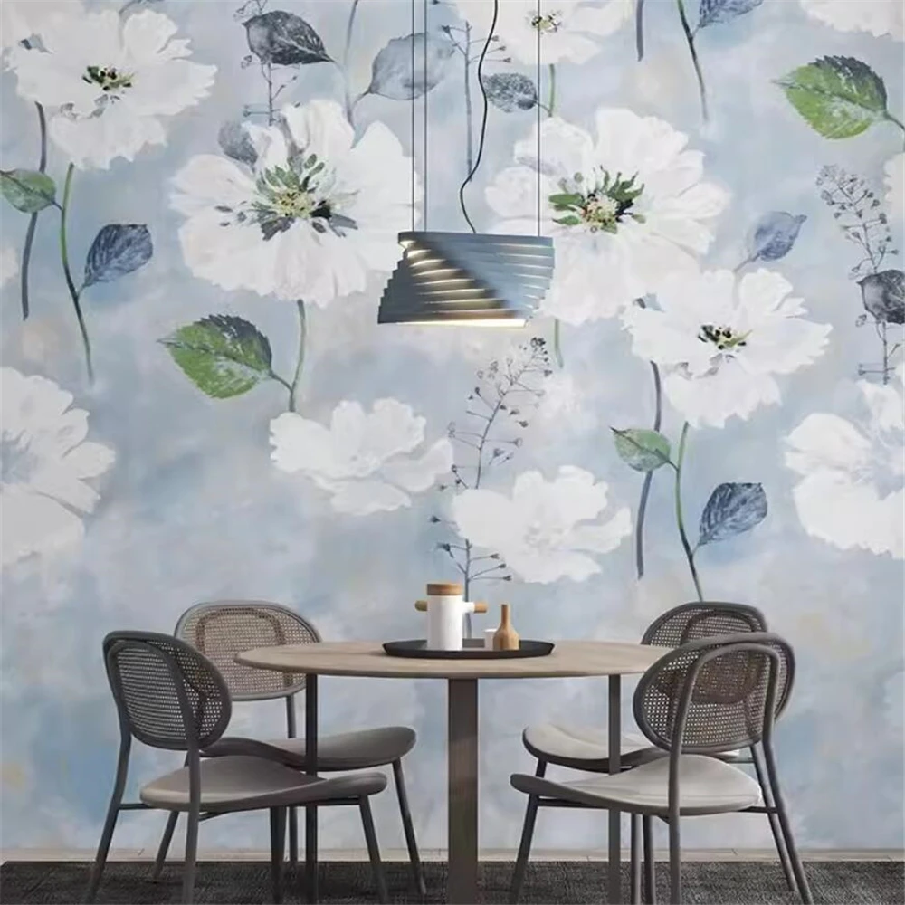 Custom Chinese flower 3D mural TV background wallpapers for living room wallpaper bedroom wall paper large murals wall art