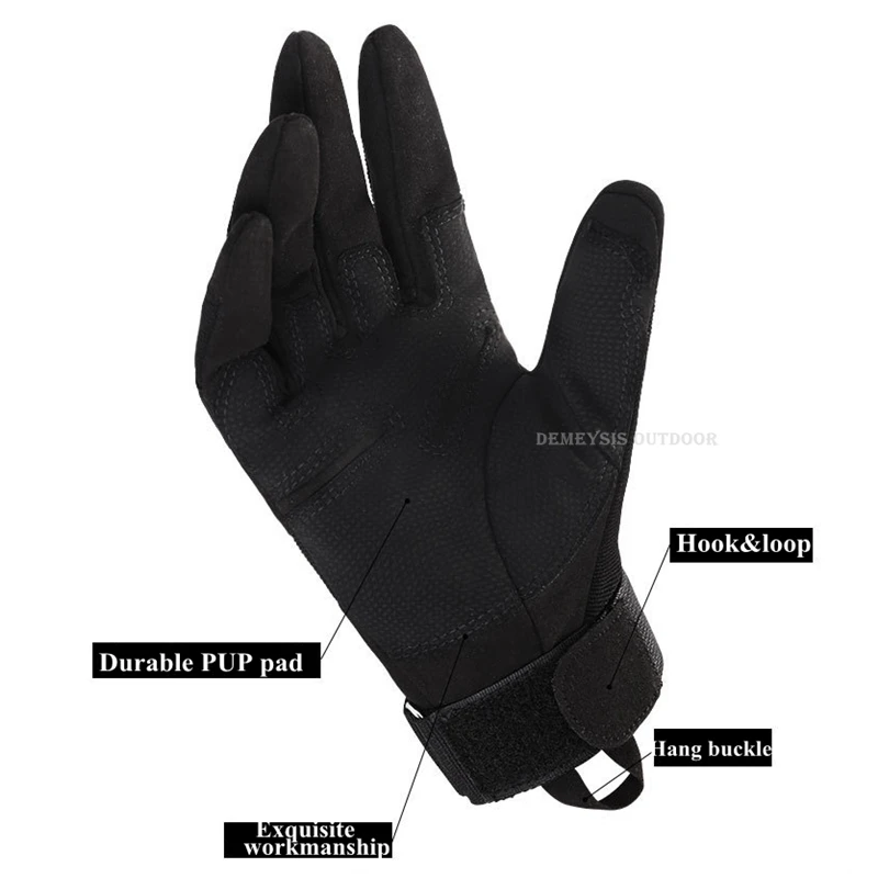 Tactical Full Half Finger Gloves Outdoor Protective Cycling Climbing Mountaineering Glove Shooting Hunting Motorcycle Gloves