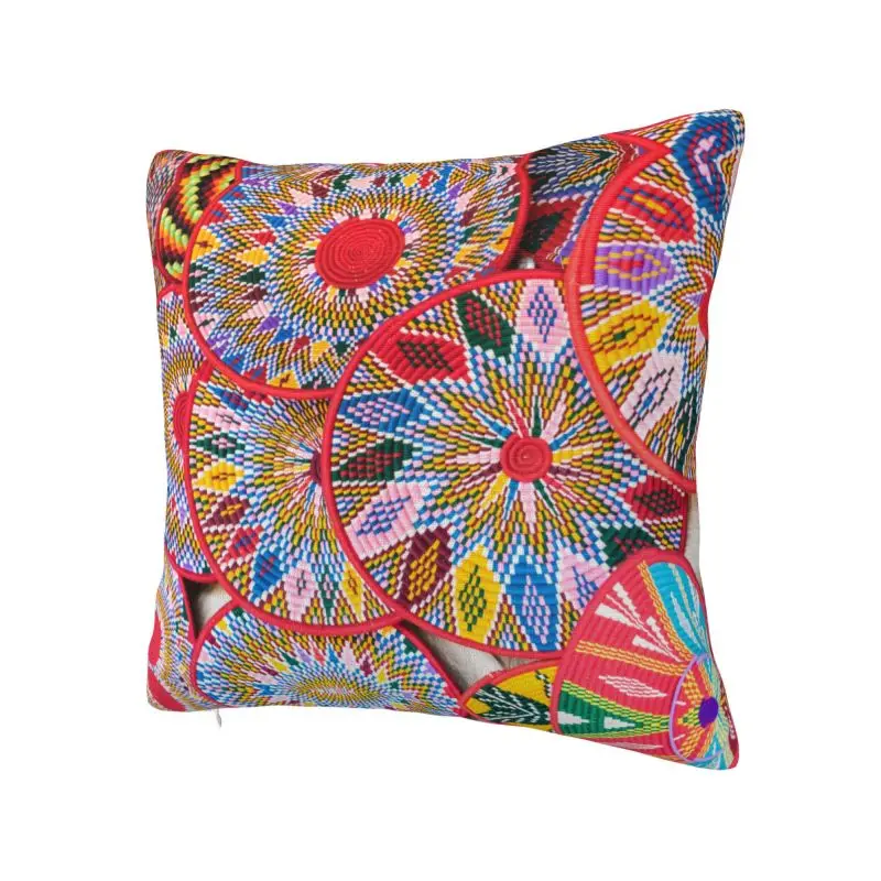 Ethiopian Habesha Art Cushion Cover 40x40cm Velvet Luxury Pillow Living Room Decoration