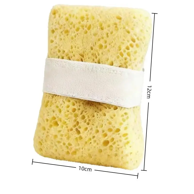 Sponge Rich Foaming No Loose Fibers Body Scrubber Multi-use Shower Foaming Tool Gentle Exfoliation Ultra Soft Texture Bath