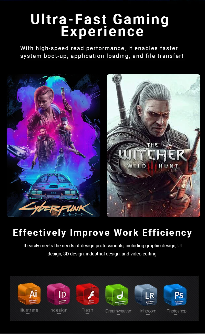 Great Wall 512GB 1TB 2TB M2 PCIe 4.0 NVME SSD Solid State Disk for Laptop Desktop PS5 - High-Speed Gen4 HDD