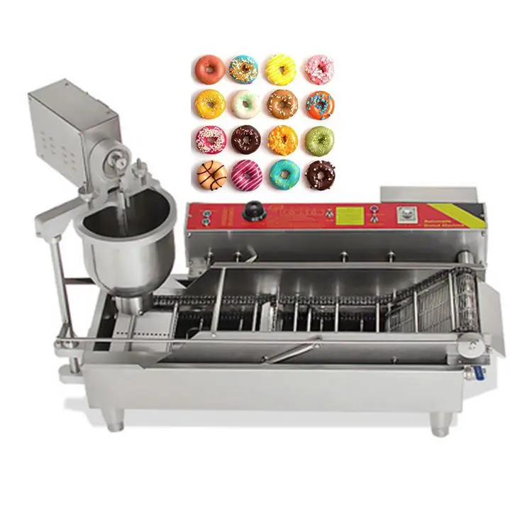 Yeast Raised Mini Automatic Donut Making Machines Donut Cake Maker Commercial