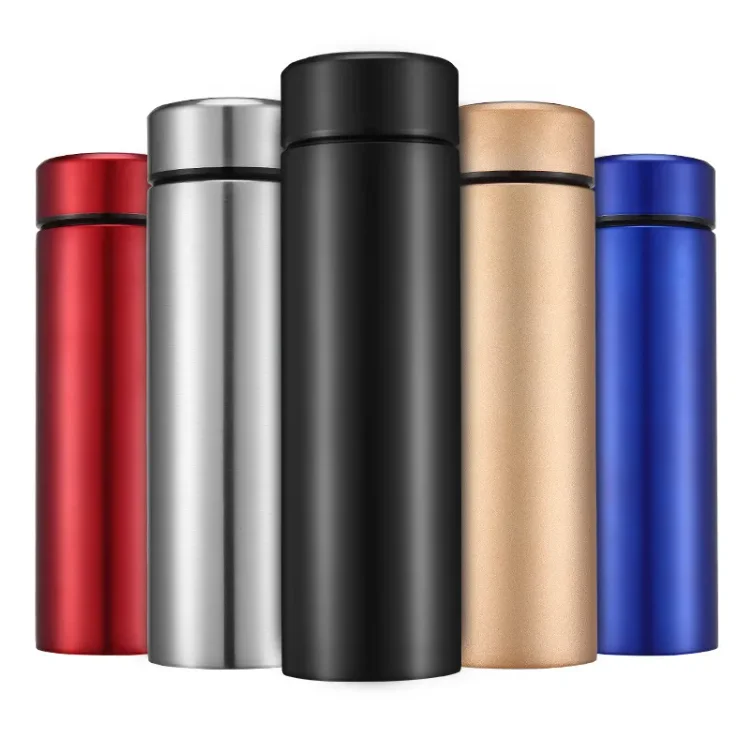 Bicycle Water Bottle Thermos Cup Sport Drink Jug Leak-proof Cup Aluminum Stainless Steel Bike Bottle 500ML Bike Accessories