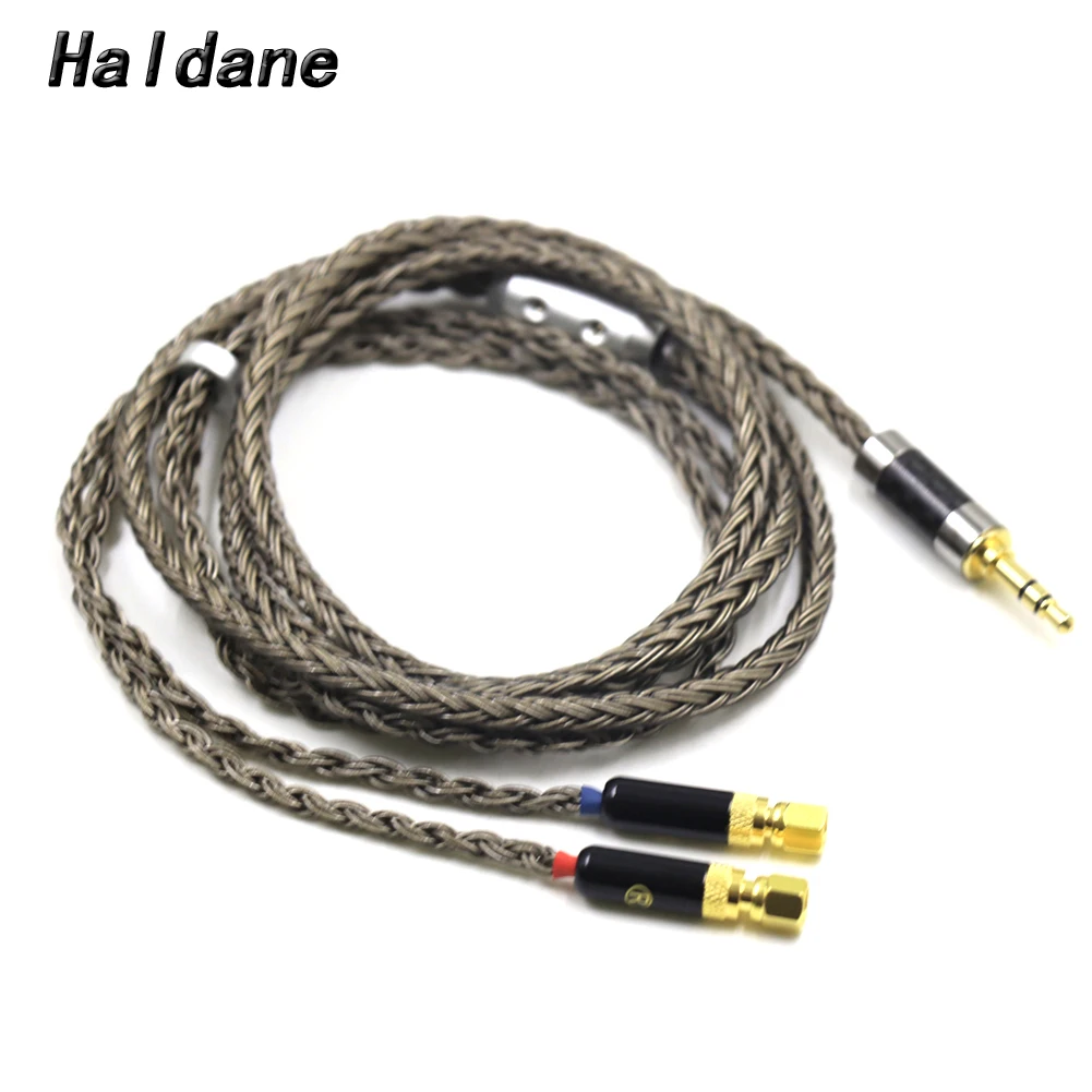 

Haldane Gun-Color 16core High-end Silver Plated Headphone Replace Upgrade Cable for HE400 HE5 HE6 HE300 HE560 HE4 HE500 Earphone